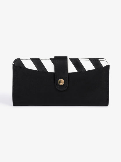 Monochrome Stripe Wallet