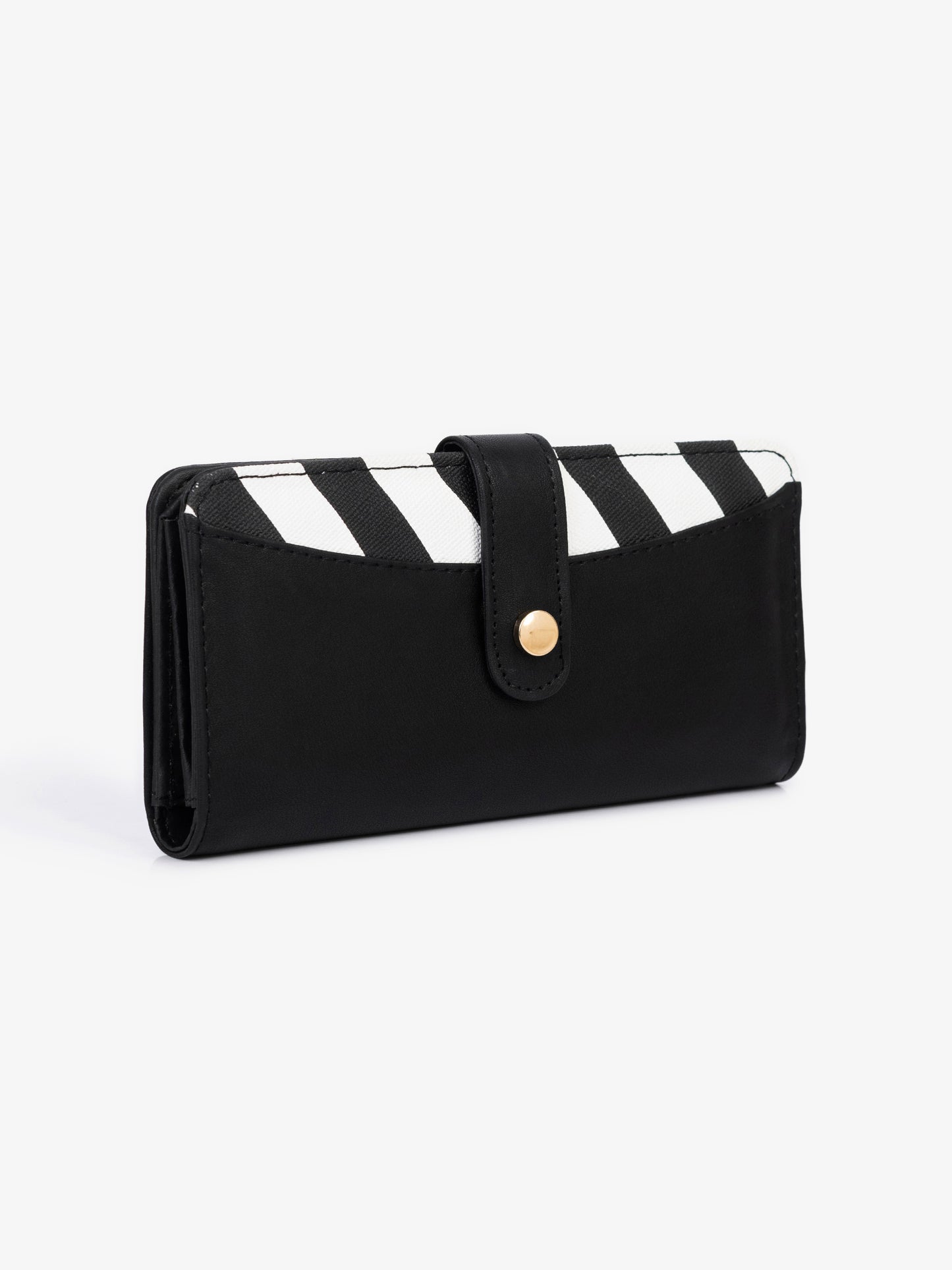 Monochrome Stripe Wallet