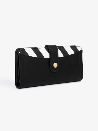Monochrome Stripe Wallet