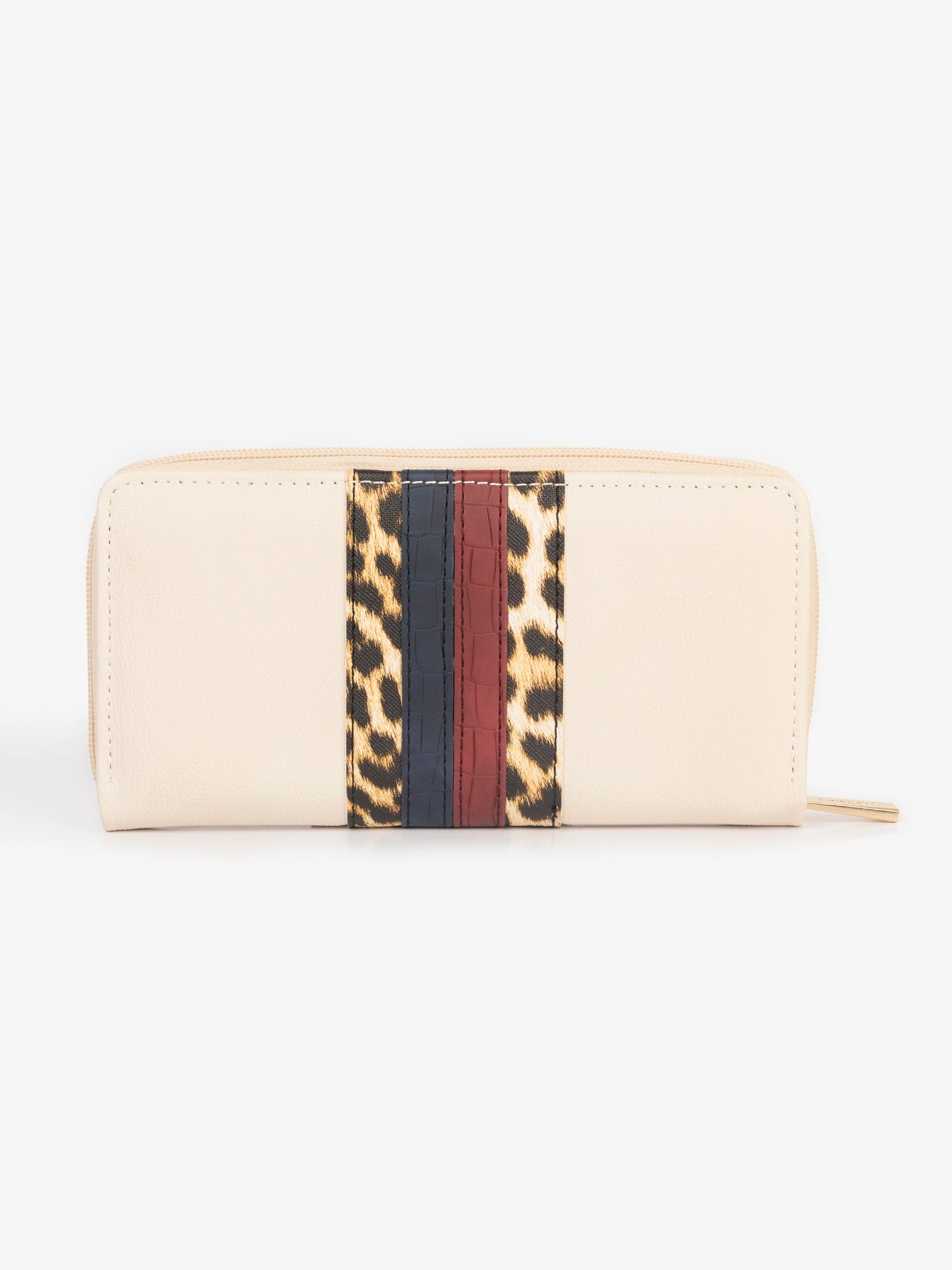 Striped Textured Wallet