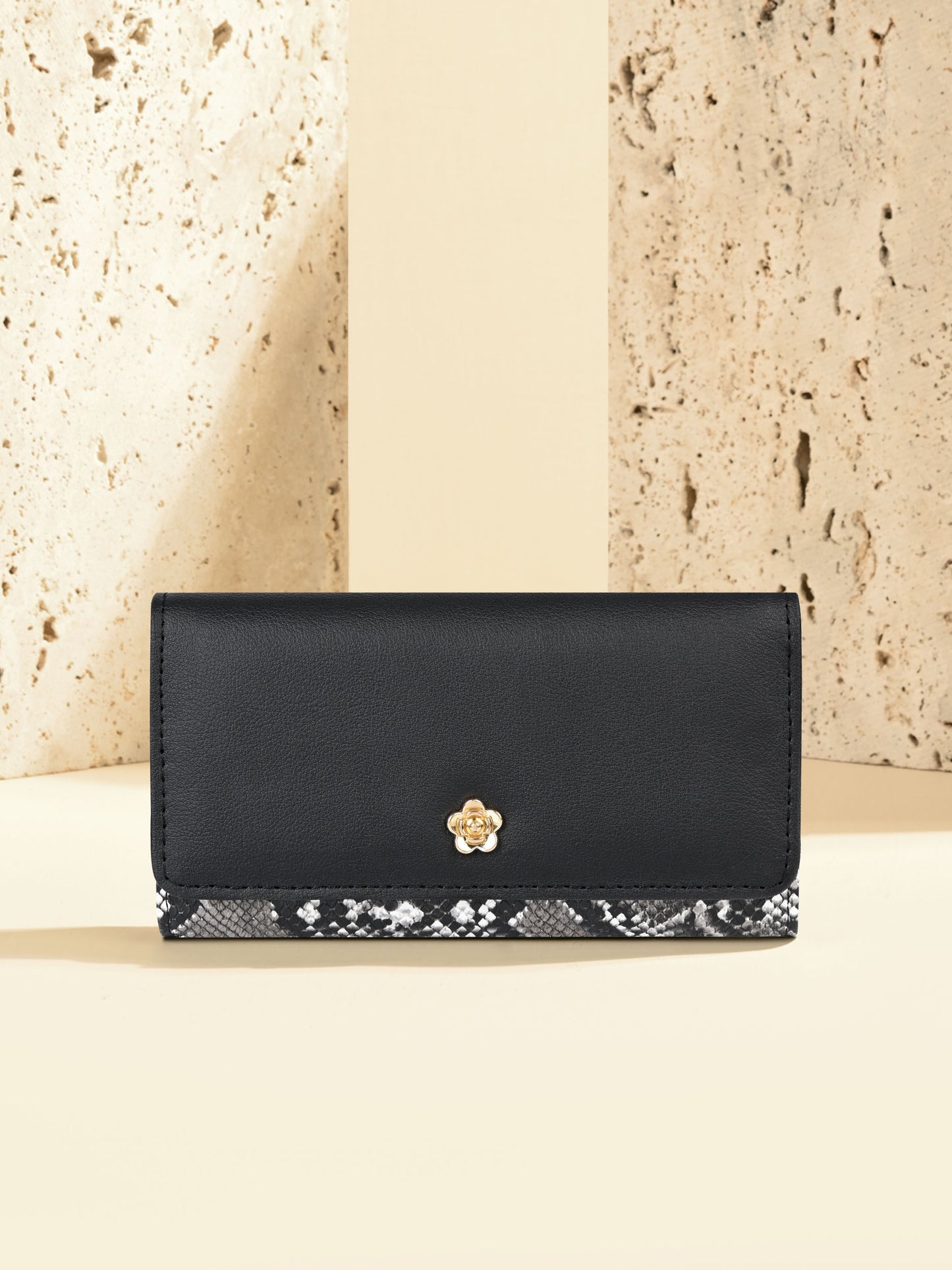 Snake Textured Wallet