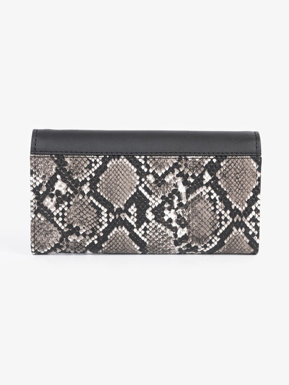 Snake Textured Wallet
