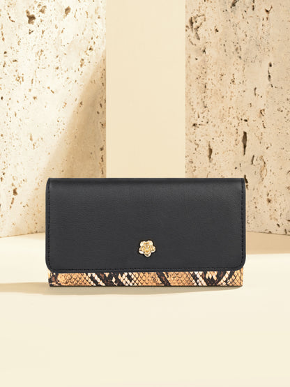 Snake Textured Wallet