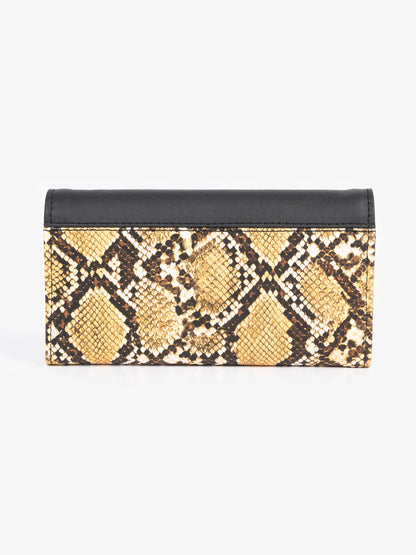 Snake Textured Wallet