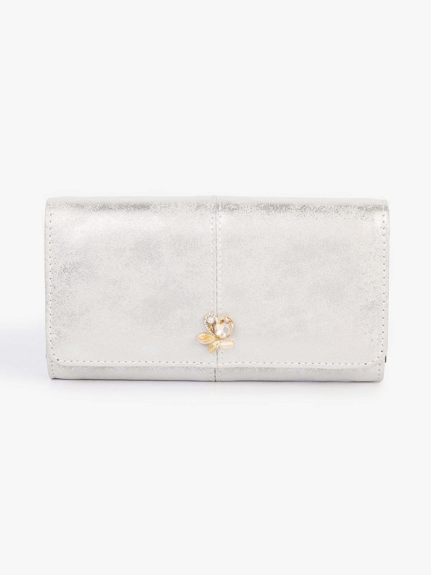 Floral Accent Wallet