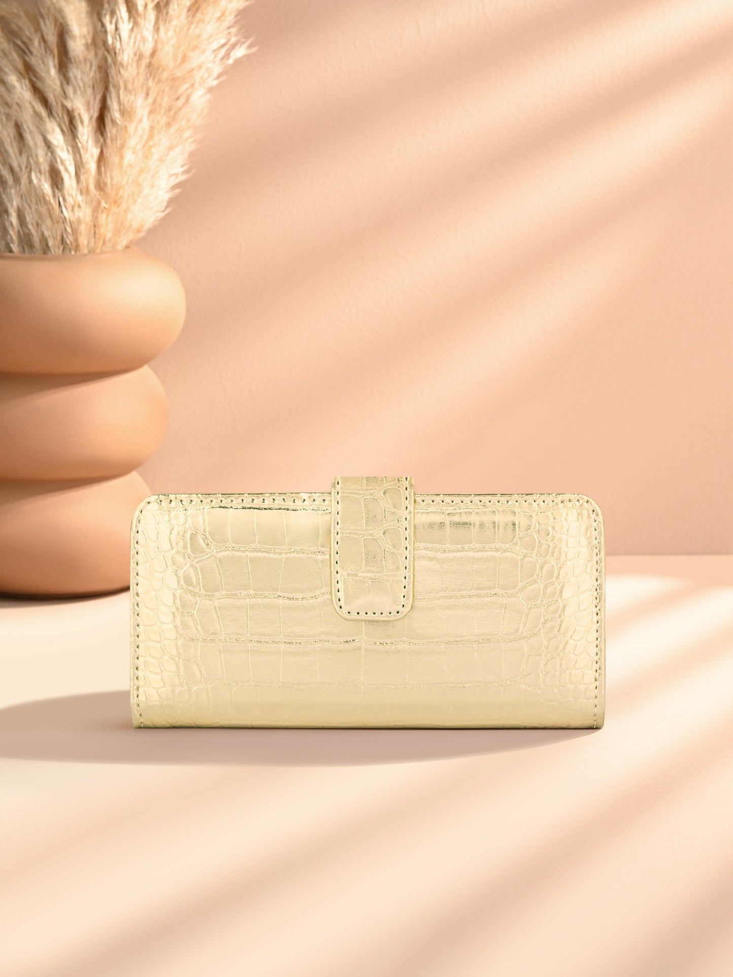 Textured Folded Wallet