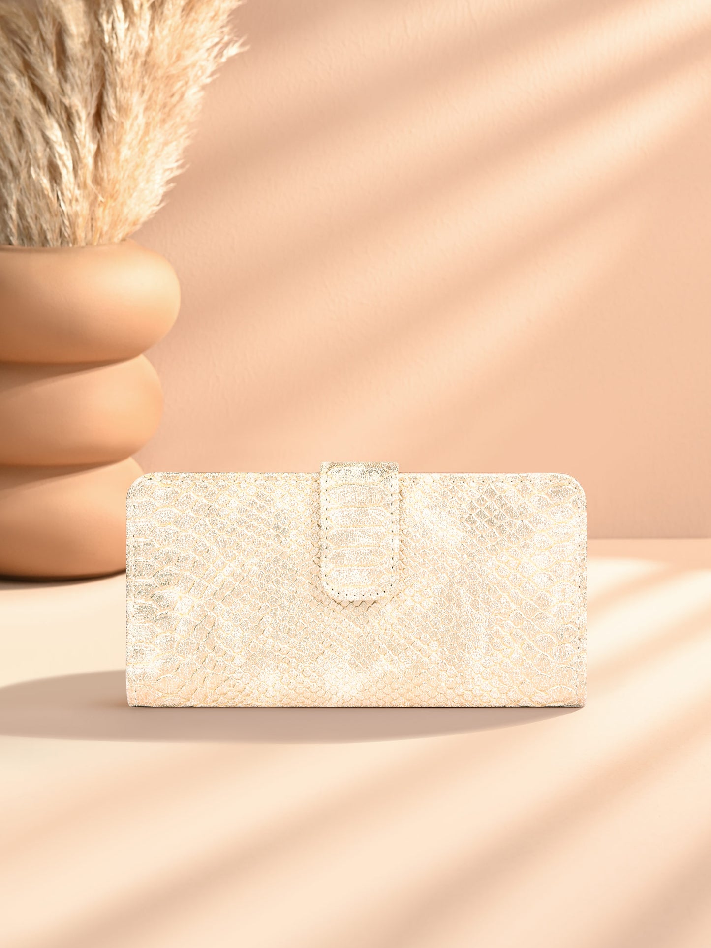 Textured Folded Wallet