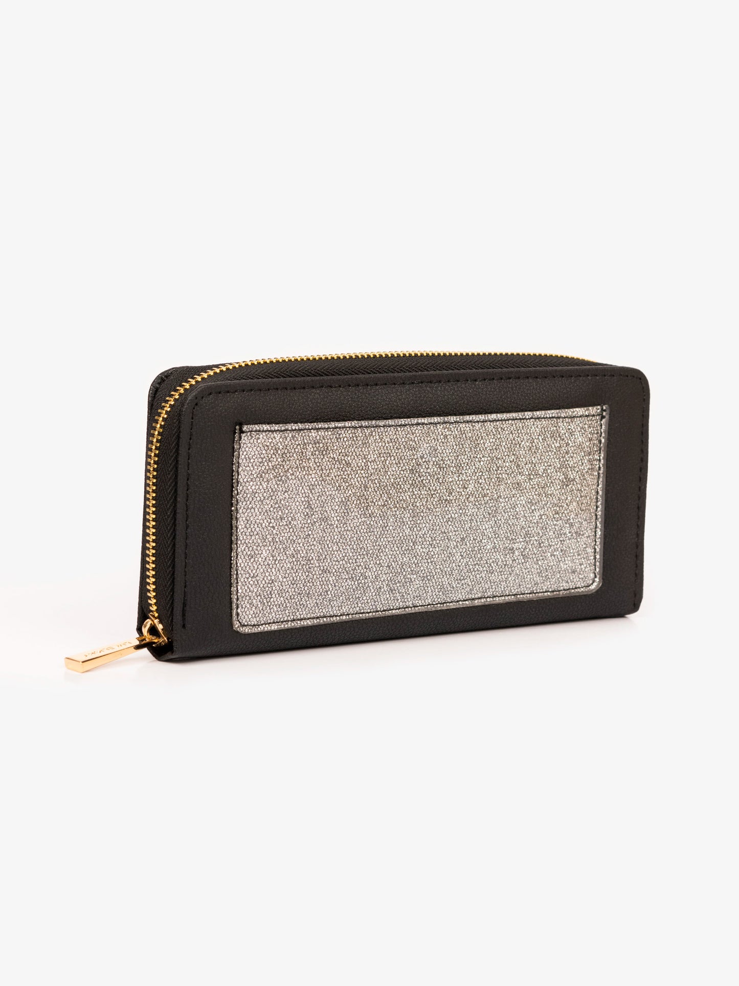 Two-tone Glitter Wallet