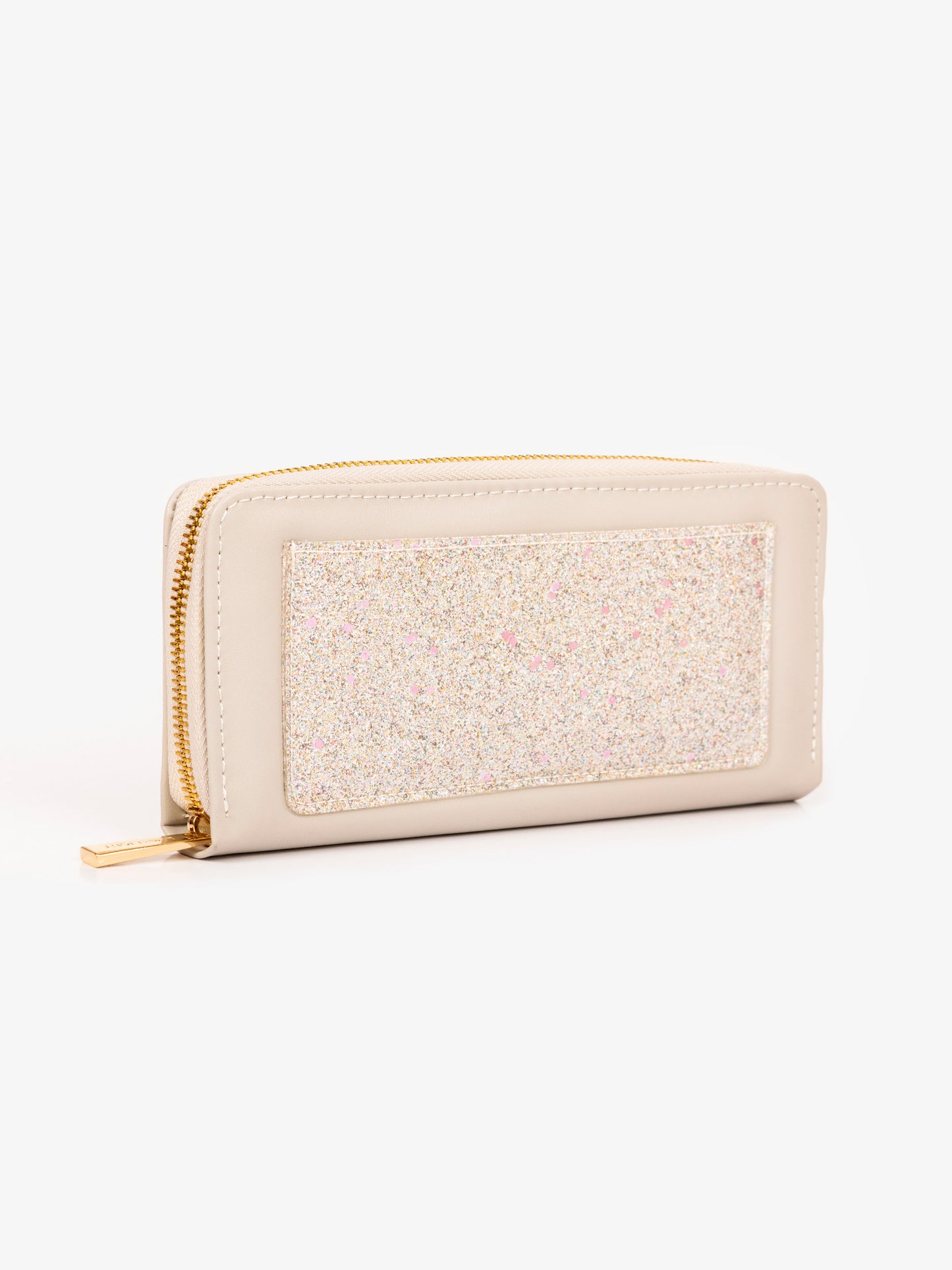 Two-tone Glitter Wallet