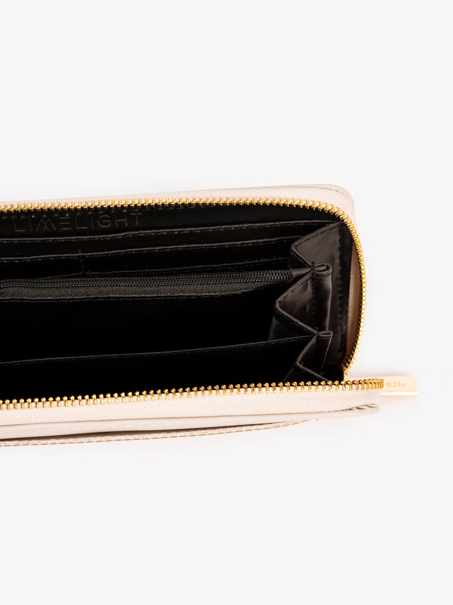 Two-tone Glitter Wallet
