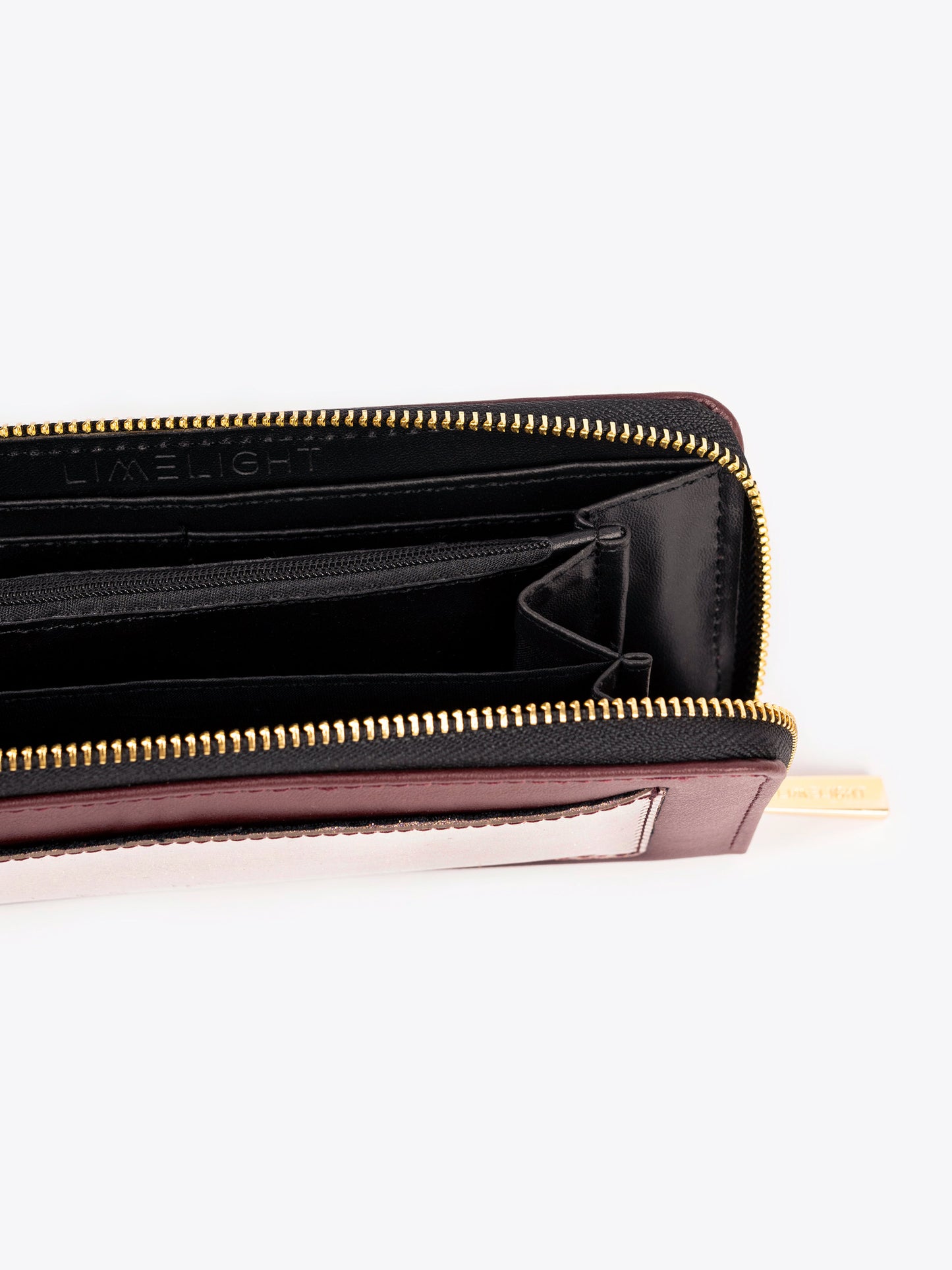 Two-tone Glitter Wallet