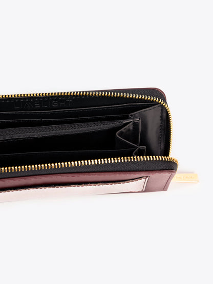 Two-tone Glitter Wallet