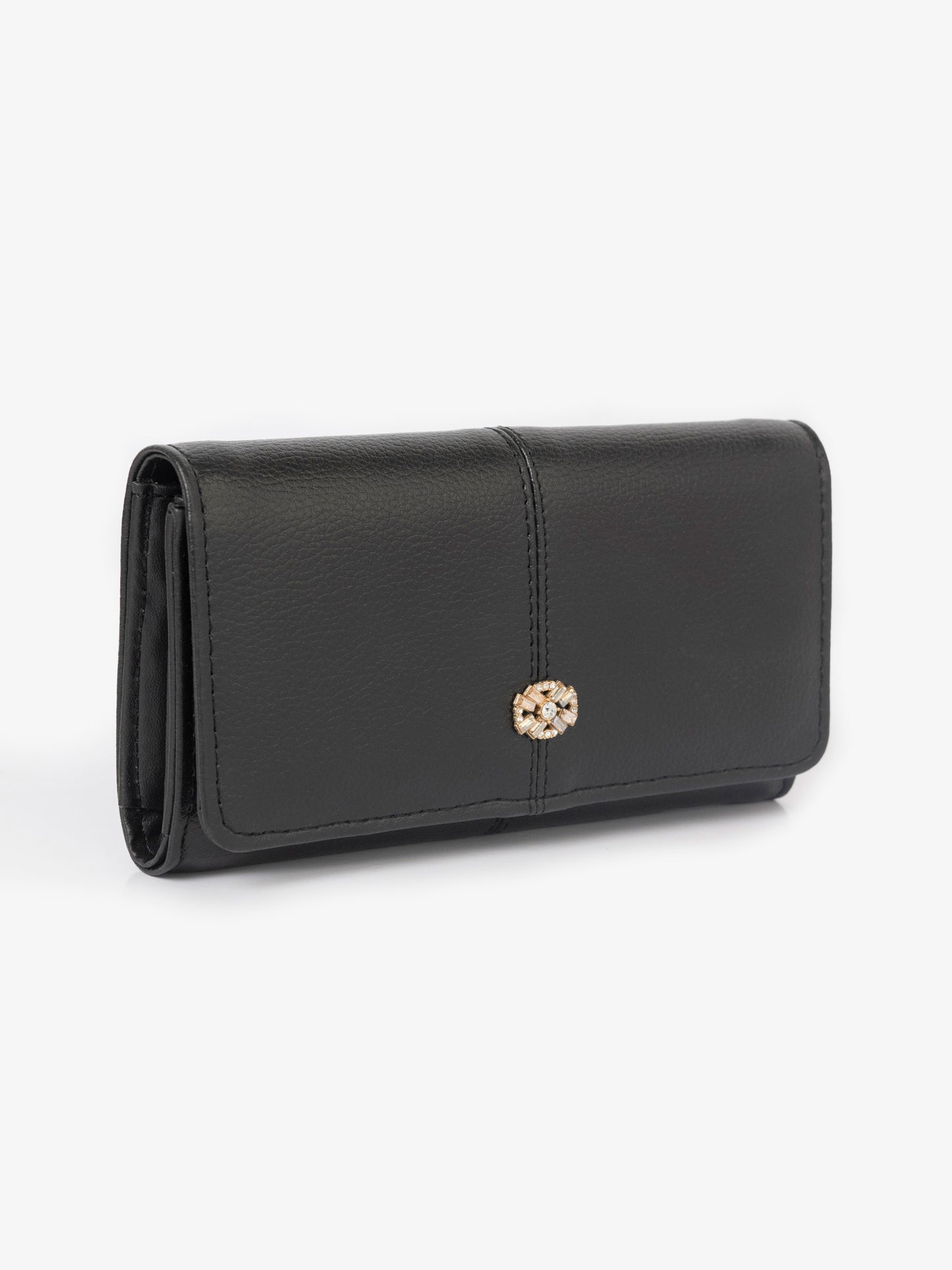 Floral Accent Wallet