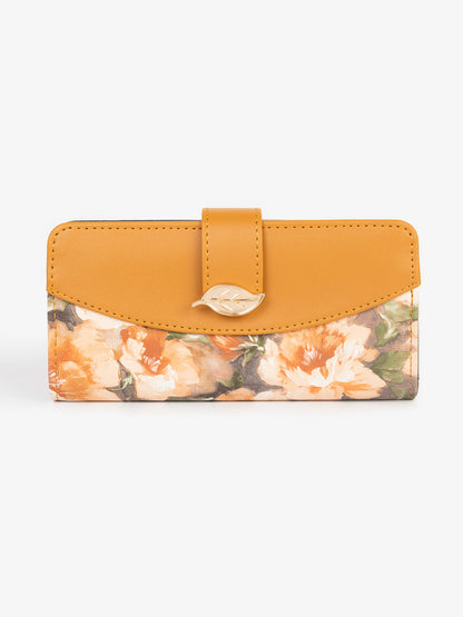 Flora Leaf Textured Wallet