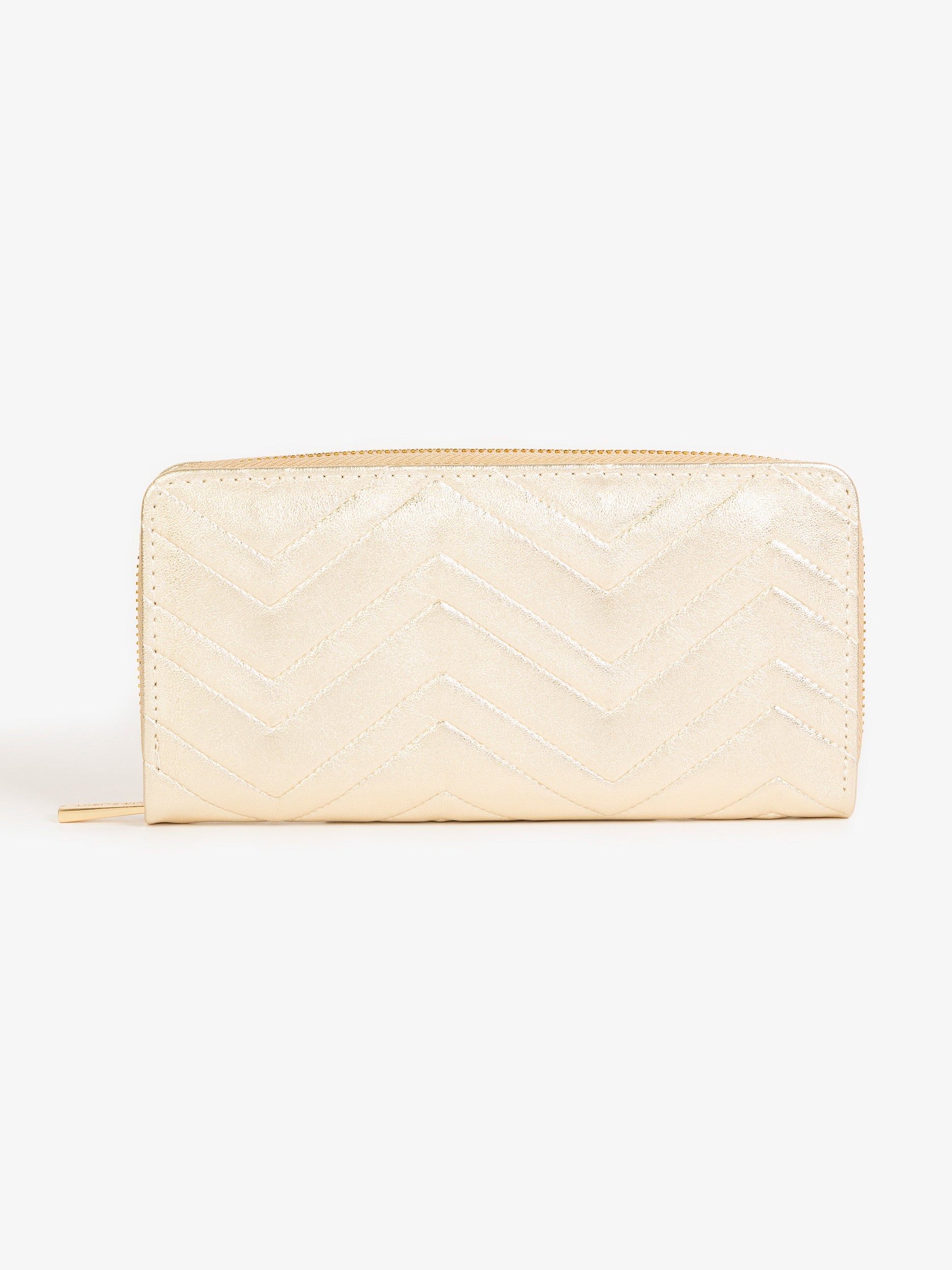 Chevron Stitch Wallet