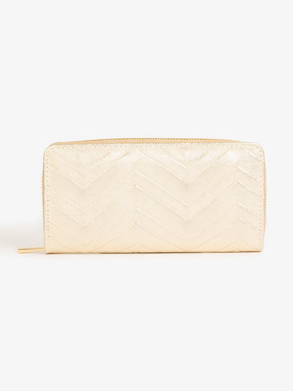 Chevron Stitch Wallet