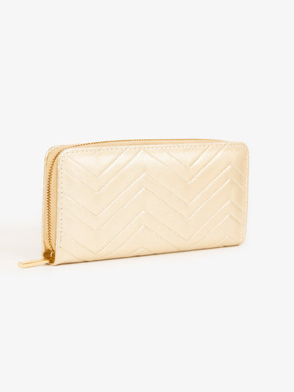 Chevron Stitch Wallet