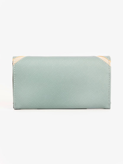 Two-tone Chevron Wallet