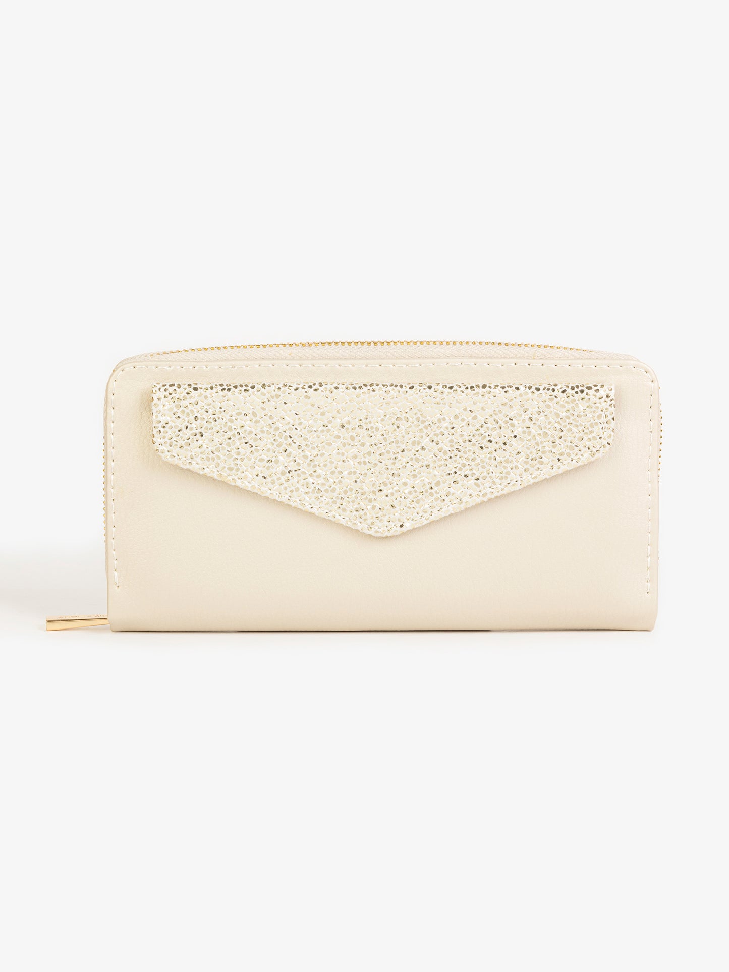 Two-tone Glitter Wallet