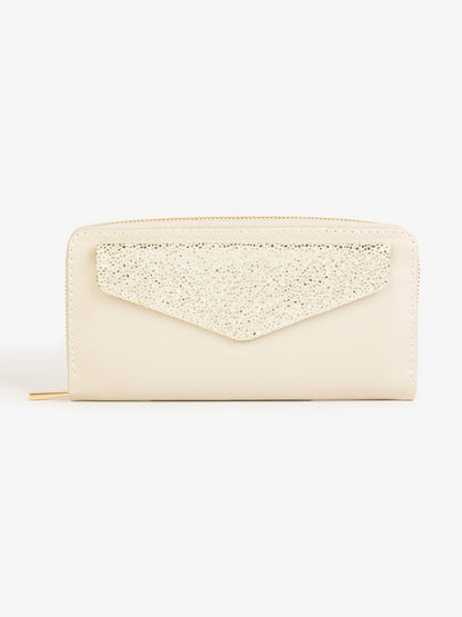 Two-tone Glitter Wallet