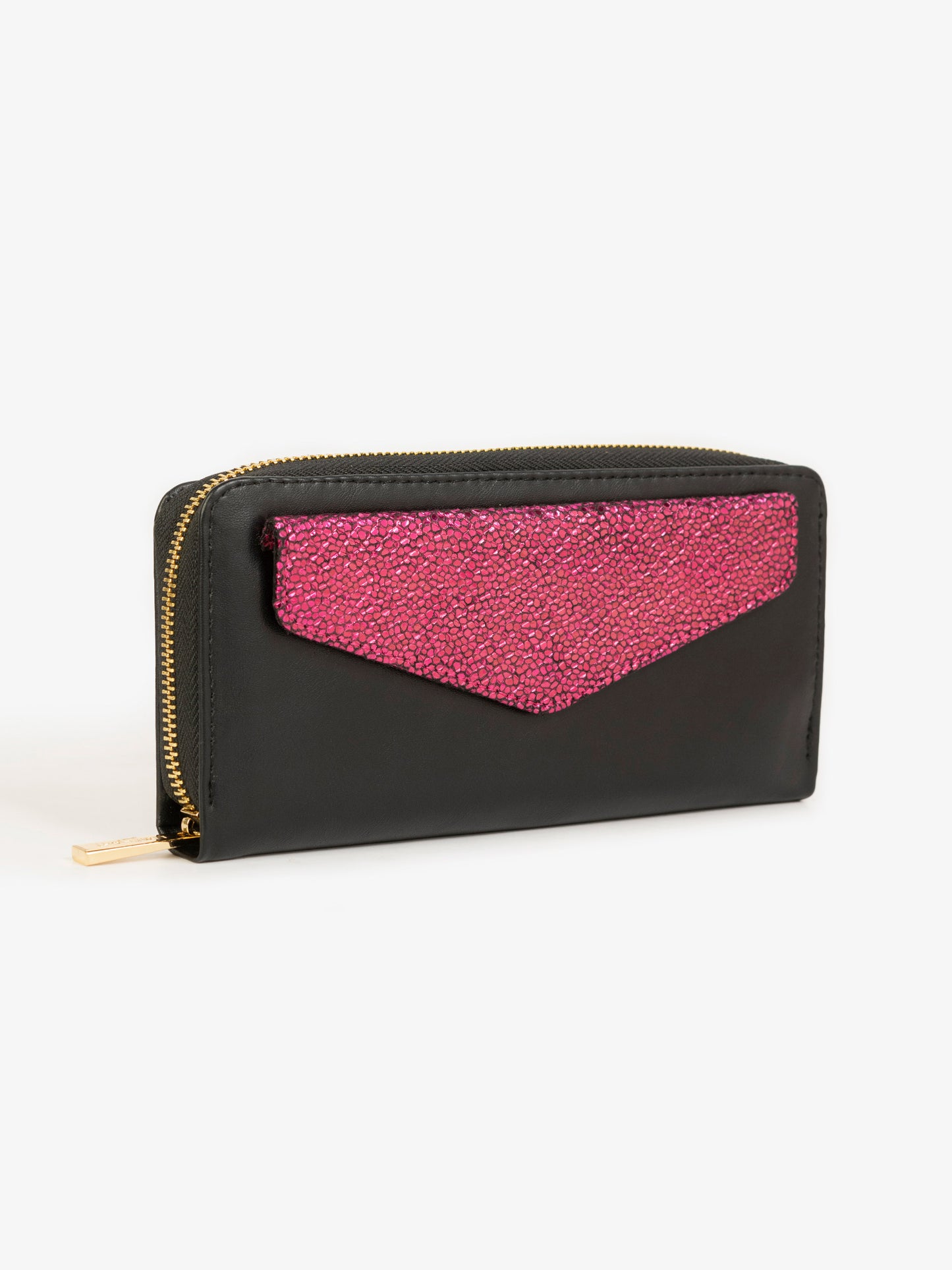 Two-tone Glitter Wallet
