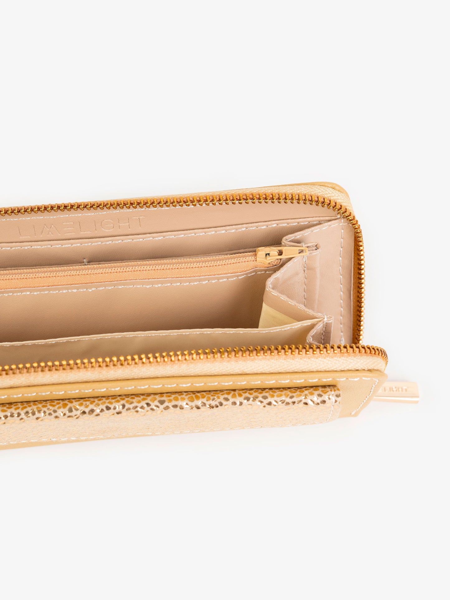 Two-tone Glitter Wallet