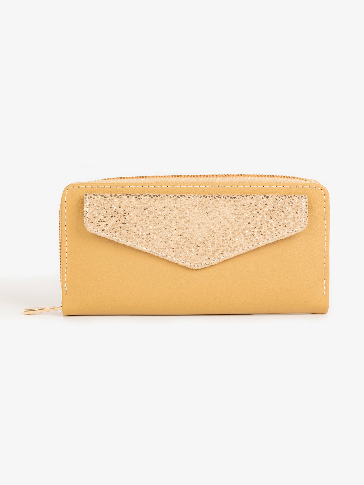 Two-tone Glitter Wallet