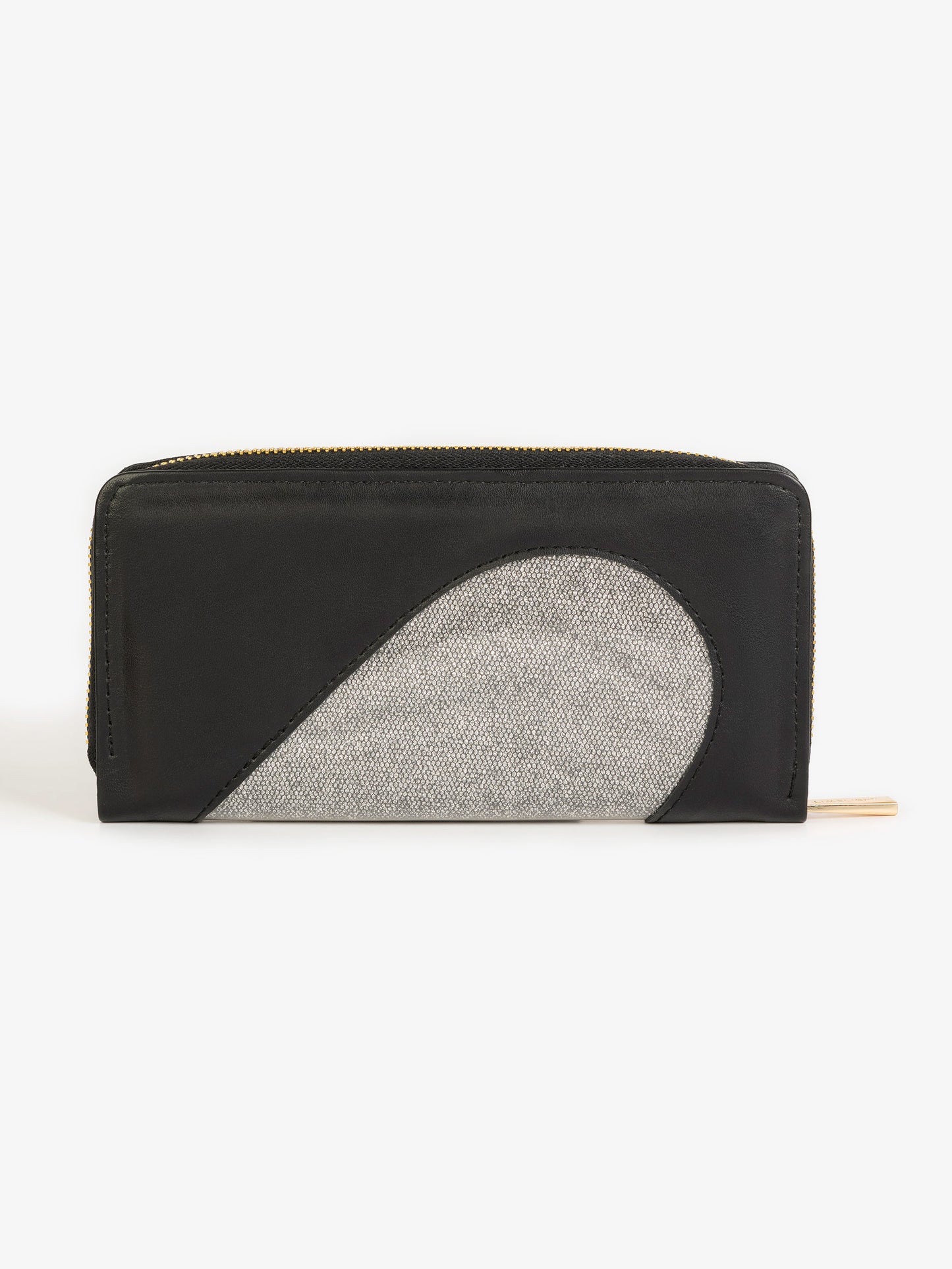 Two-tone Glitter Wallet