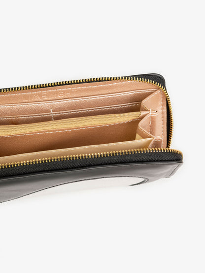 Two-tone Glitter Wallet