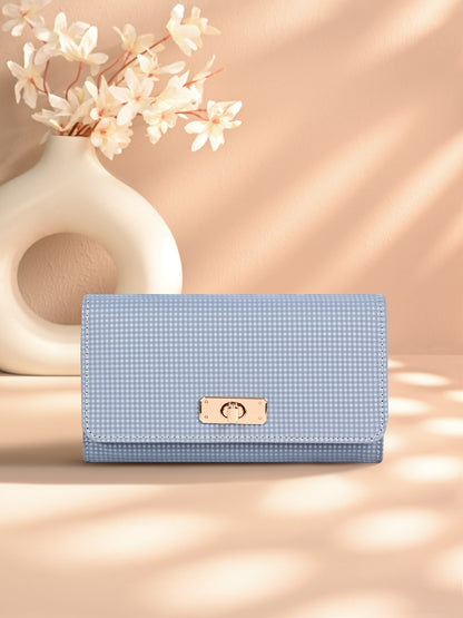 Checkered Pattern Wallet