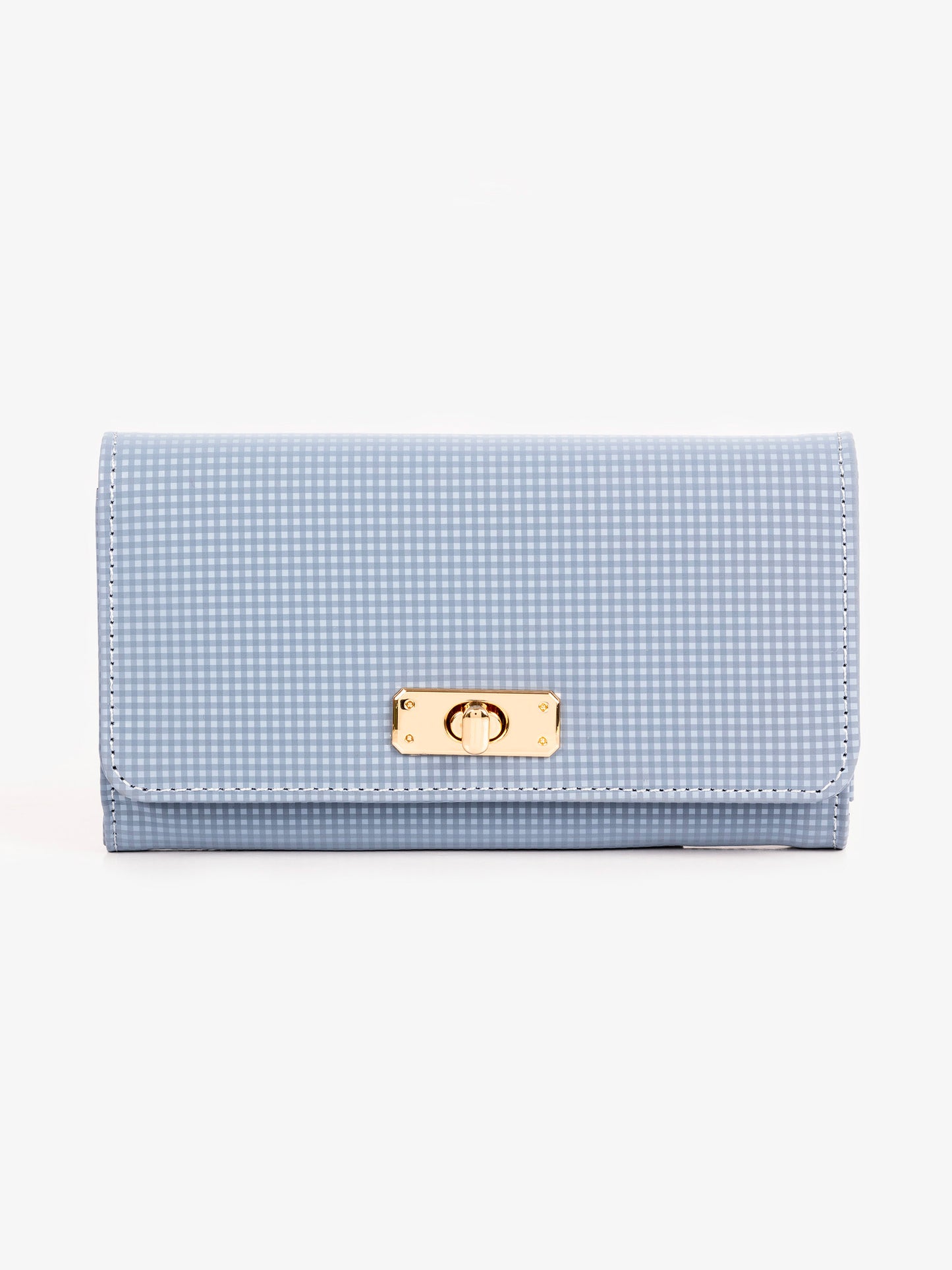 Checkered Pattern Wallet