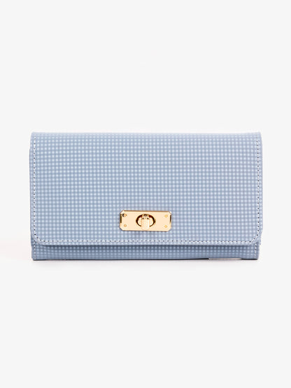 Checkered Pattern Wallet