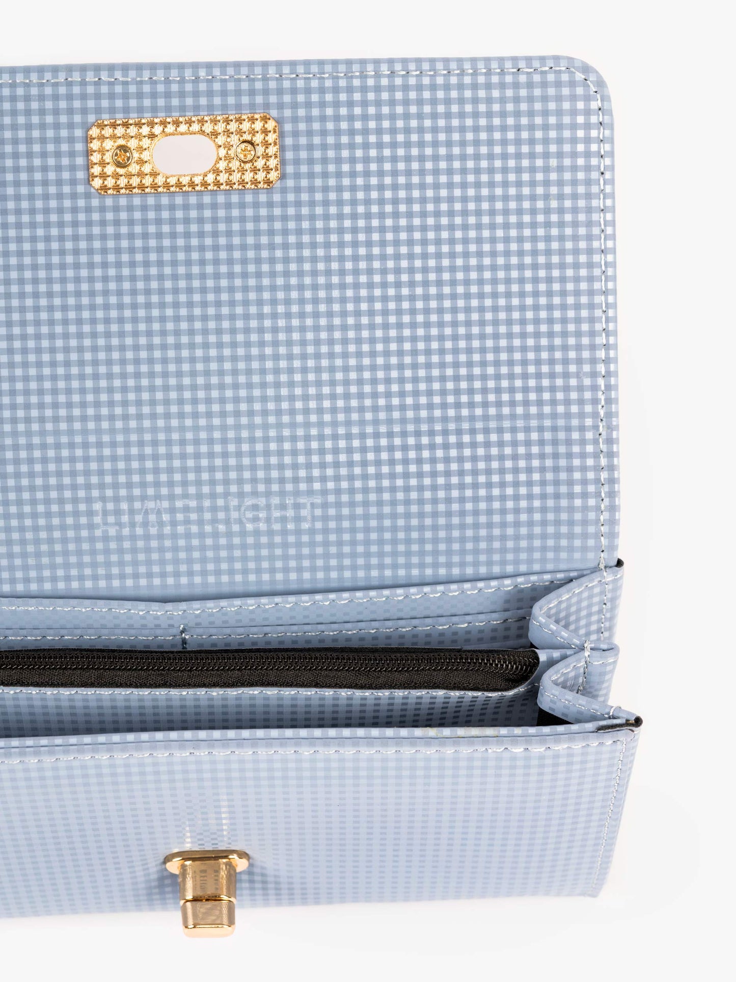 Checkered Pattern Wallet