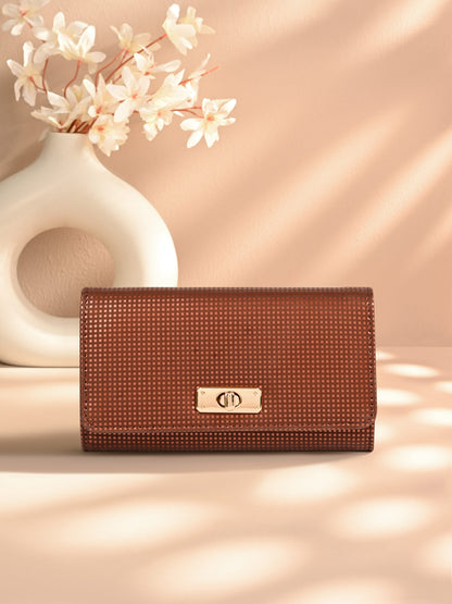 Checkered Pattern Wallet