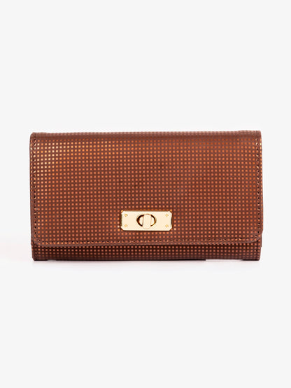 Checkered Pattern Wallet
