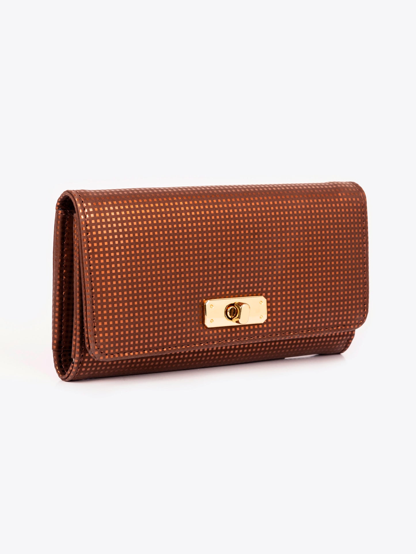 Checkered Pattern Wallet