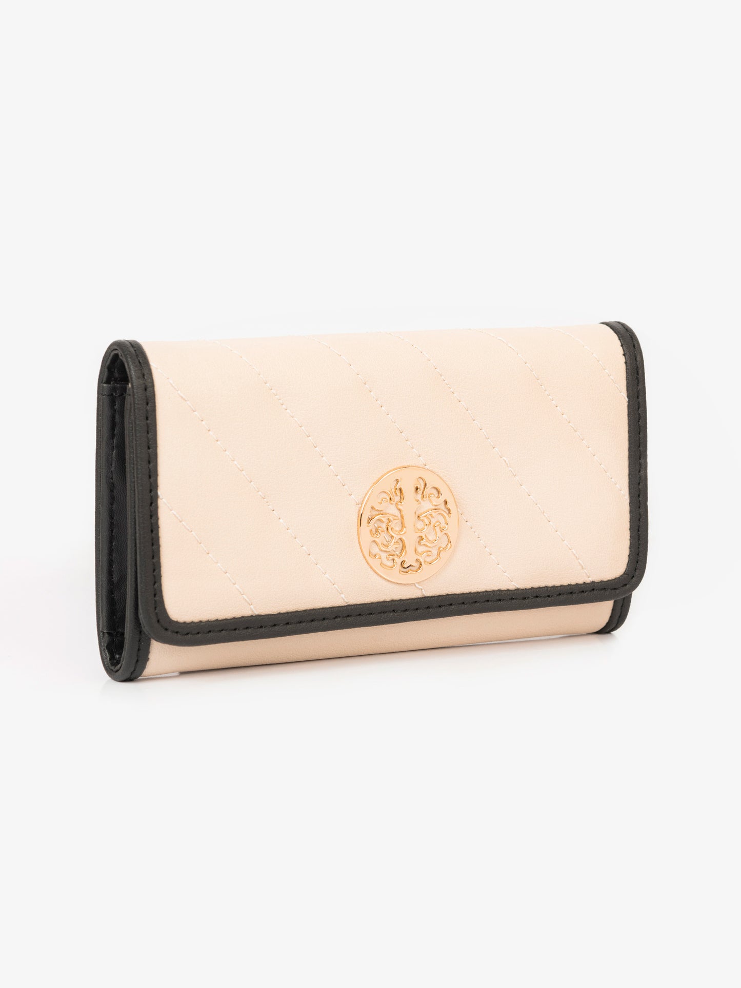 Two-tone Quilted Wallet