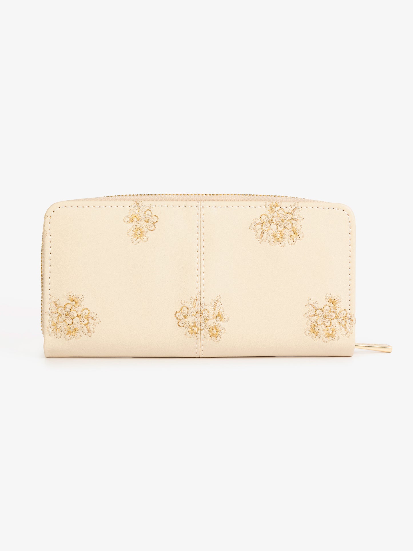 Floral Embroidered Wallet