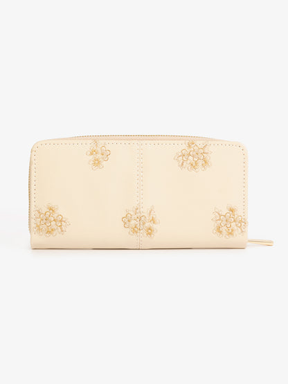 Floral Embroidered Wallet
