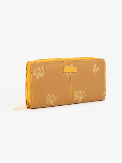 Floral Embroidered Wallet