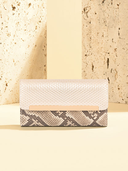 Two-tone Textured Wallet