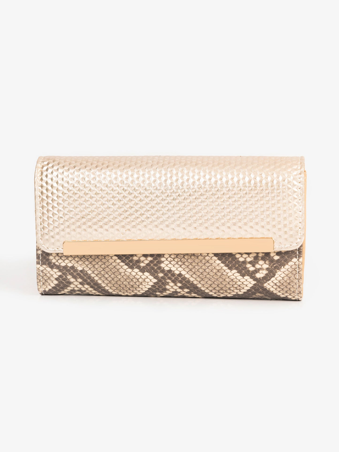 Two-tone Textured Wallet
