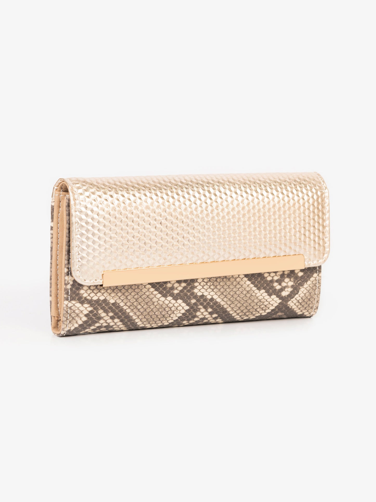 Two-tone Textured Wallet