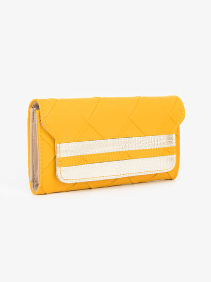 Two-tone Textured Wallet