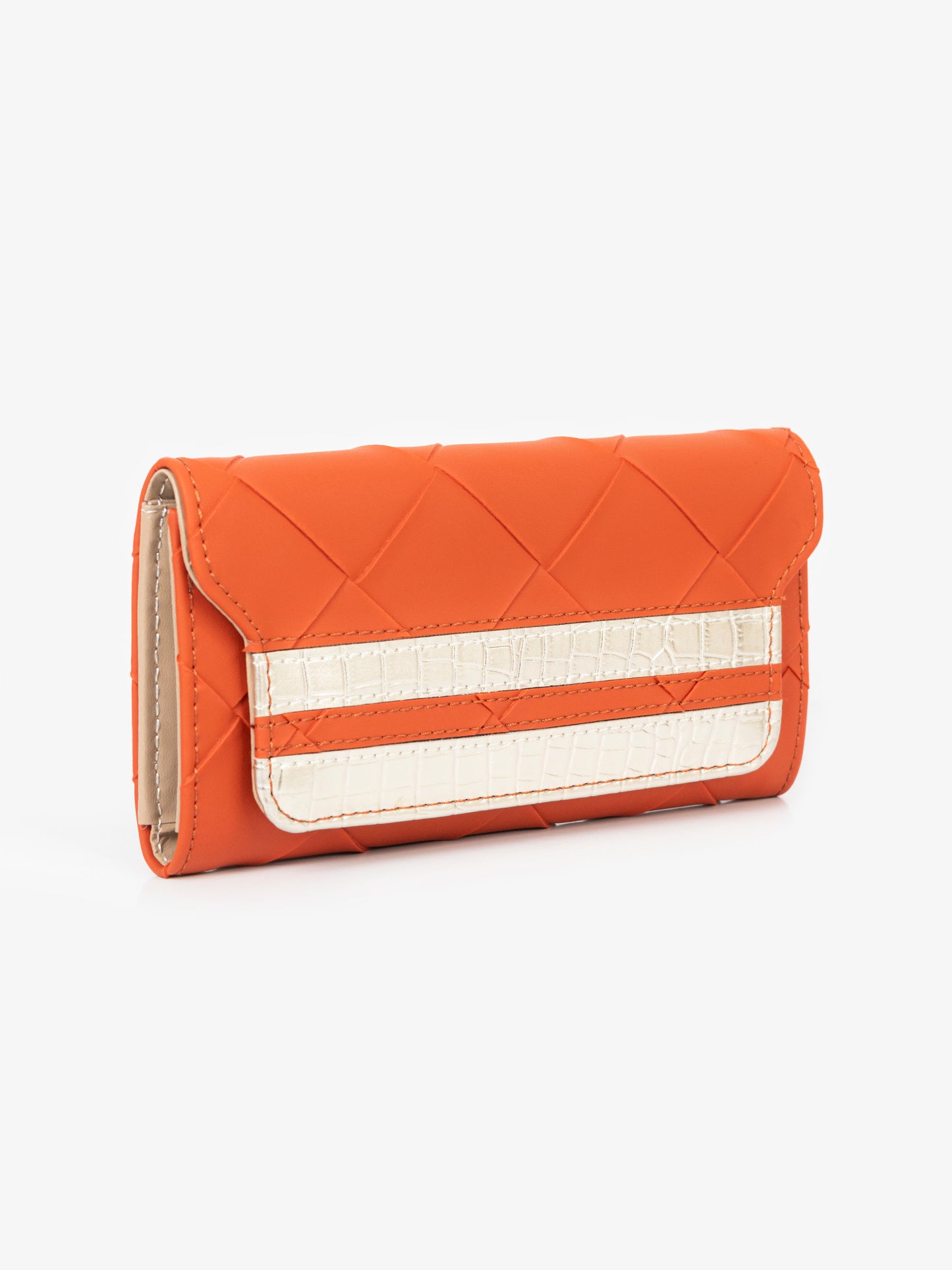 Two-tone Textured Wallet