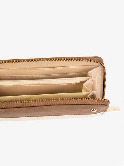 Two-tone Textured Wallet