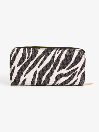 Sequin Printed Wallet