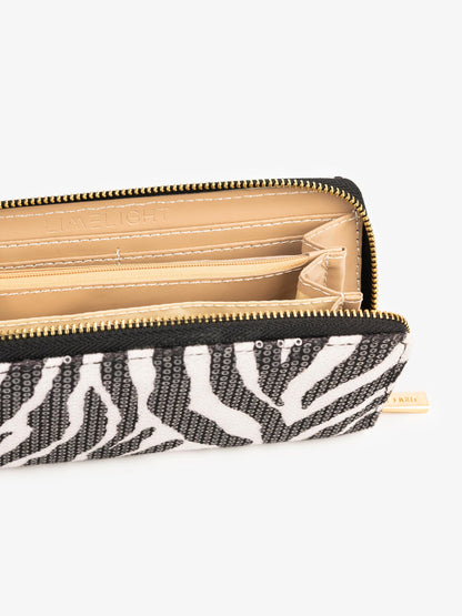 Sequin Printed Wallet