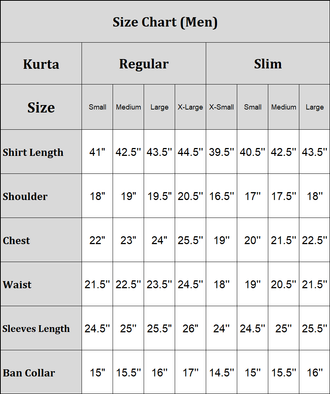 Mens 2025 suit chart