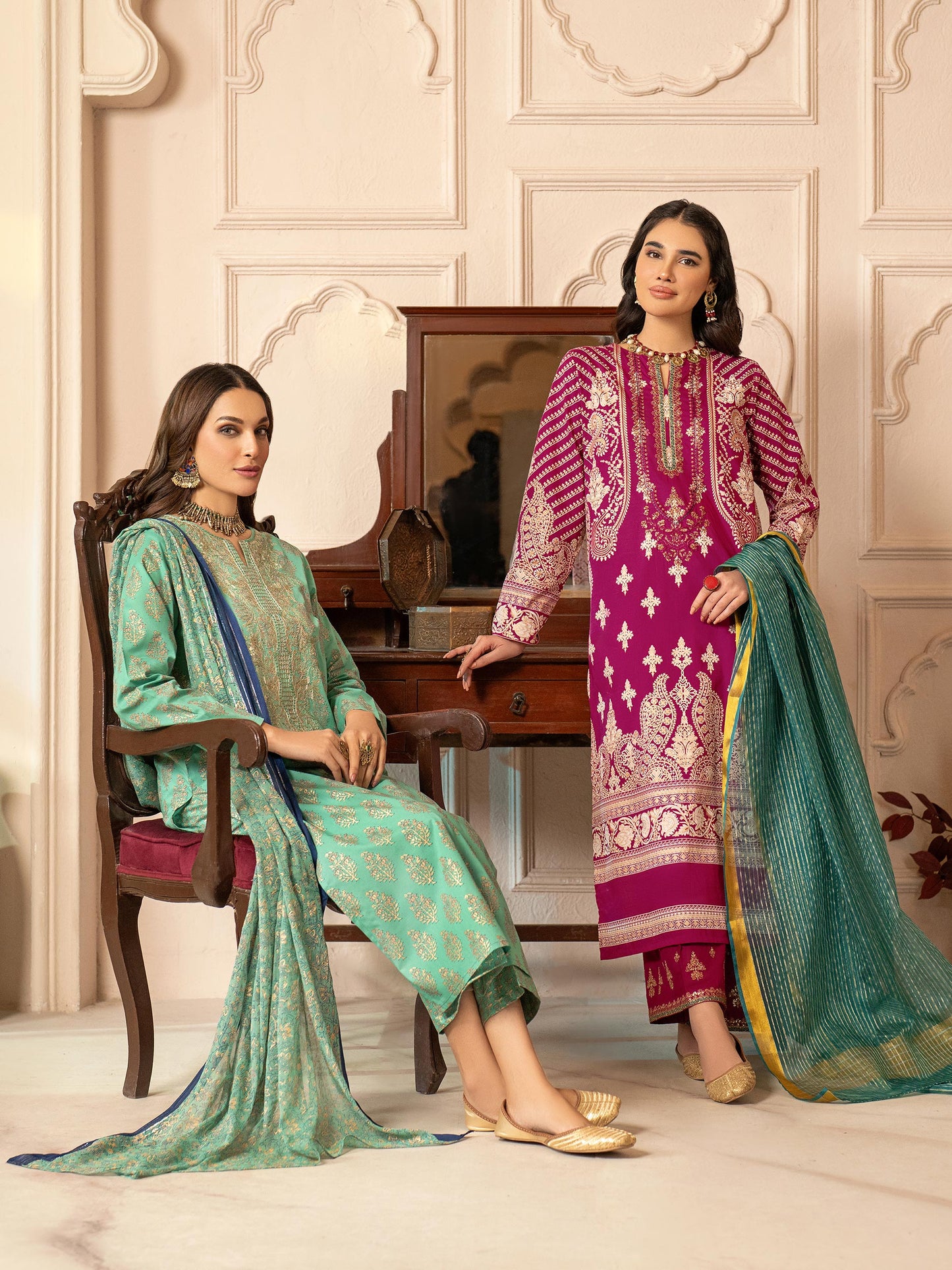 3 Piece Lawn Suit-Embroidered (Unstitched)